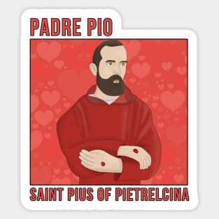 Padre Pio Saint Pius of Pietrelcina Sticker